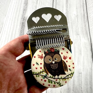 Speedweve Loom with owl print one of a kind (has 14 hooks), Darning tool, Darn easy, Darning loom, Stoppapparat, Speedweave, Gift for her