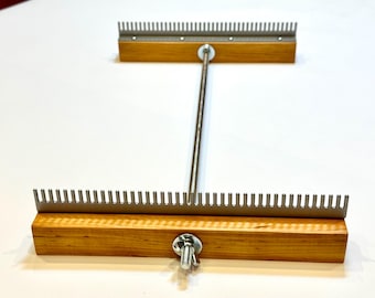 Adjustable Weaving Loom 17.7” x 9.8” + Weaving Needle, Speed Weave