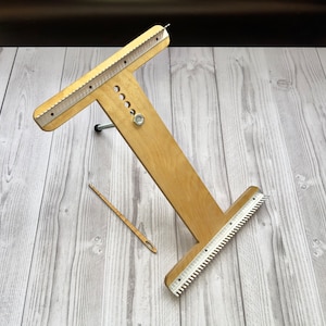 Large Weaving loom (13.4&quot;x9.8&quot;) and stand |Tabletop Kit| Weaving Loom for Beginners| DIY |  | Loom and Tools Kit| Tapestry Weave loom kit