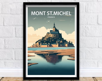 特別額装品/ポスター/モン サン ミシェル Amazon｜モンサンミッシェル フランス 海外風景 世界遺産 はって