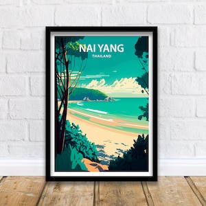 Thailand Art Print | Thailand Print | Thailand Wall Art | Thailand Poster | Thailand Art | Thailand Print | Travel Poster | Thailand Decor