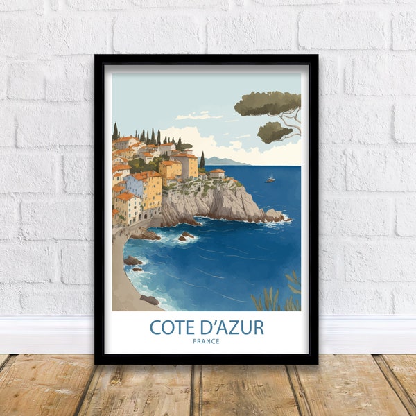 Cote D'azur Poster - Etsy