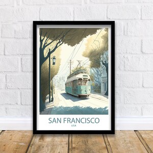 San Francisco Art Print | San Francisco Print | San Francisco | San Francisco Poster | Wall Decor | Travel Poster | San Francisco Prints