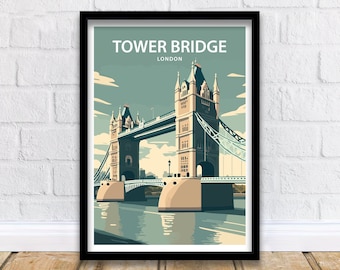 Tower Bridge Art Print | Tower Bridge | London Wall Art | Tower Bridge Print | London Poster | London Art Print | Tower Bridge Print