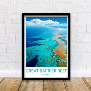 Great Barrier Reef Print Great Barrier Reef Poster Home Décor Great Barrier Reef Wall Art Great Barrier Reef Wall Decor Great Barrier Reef