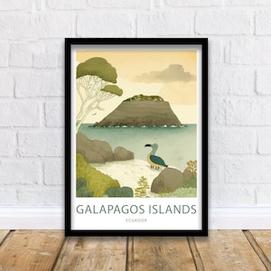 Galapagos Islands Print Galapagos Islands Ecuador Poster Home Décor Galapagos Islands Ecuador Wall Art Galapagos Islands Ecuador Wall Decor
