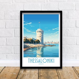 Thessaloniki Thessaloniki Reisedruck Thessaloniki Griechenland Poster Home Décor Thessaloniki Griechenland Kunstdruck Thessaloniki Griechenland Zimmer Thessaloniki Geschenk