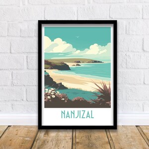 Nanjizal Travel Print Nanjizal Cornwall Poster Home Décor Nanjizal Cornwall Art Print Nanjizal Cornwall Room Nanjizal Gift Decor Nanjizal