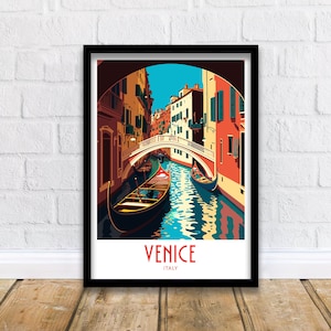 Venice Travel Print Wall Art Venice Italy Wall Hanging Home Decoration Venice Italy Gift Art Lovers Print Venice Italy Wall Art Hanging