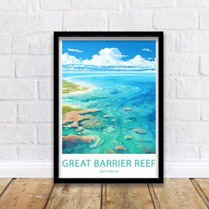 Great Barrier Reef Print Great Barrier Reef Poster Home Décor Great Barrier Reef Wall Art Great Barrier Reef Wall Decor Great Barrier Reef