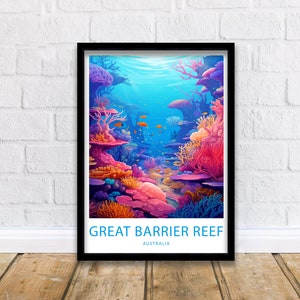 Great Barrier Reef Print Great Barrier Reef Poster Home Décor Great Barrier Reef Wall Art Great Barrier Reef Wall Decor Great Barrier Reef