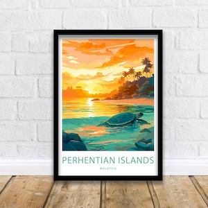 Perhentian Islands Print Perhentian Islands Poster Home Décor Perhentian Islands Malaysia Art Wall Perhentian Islands Malaysia Wall Decor