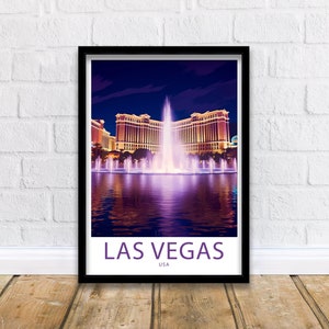 Las Vegas Print Las Vegas Nevada Poster Home Décor Las Vegas Nevada Art Wall Las Vegas Nevada Wall Decor Las Vegas Nevada Gift Wall Art