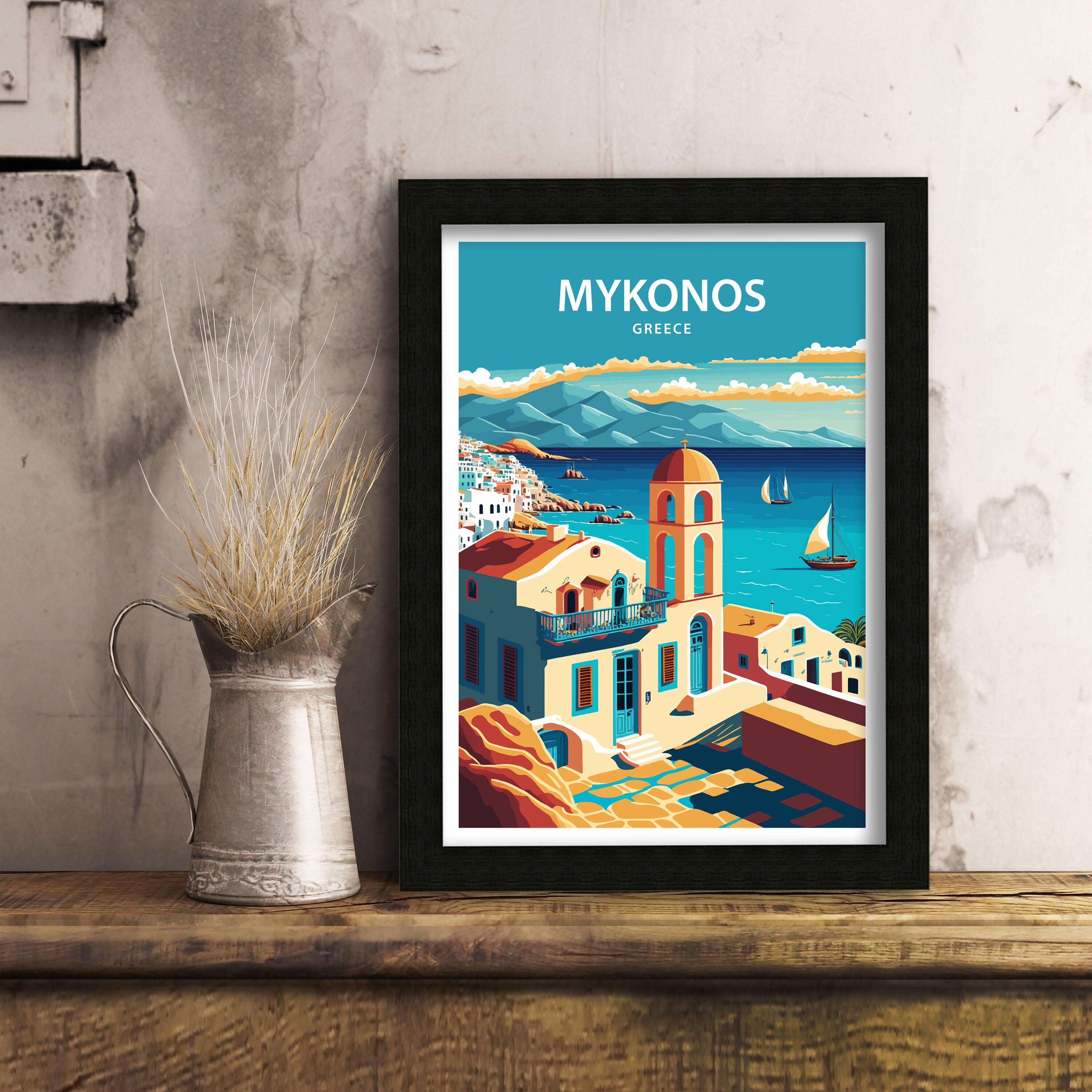 USAプリント1993ミコノス・ビューMykonos Viewトーマス・マック