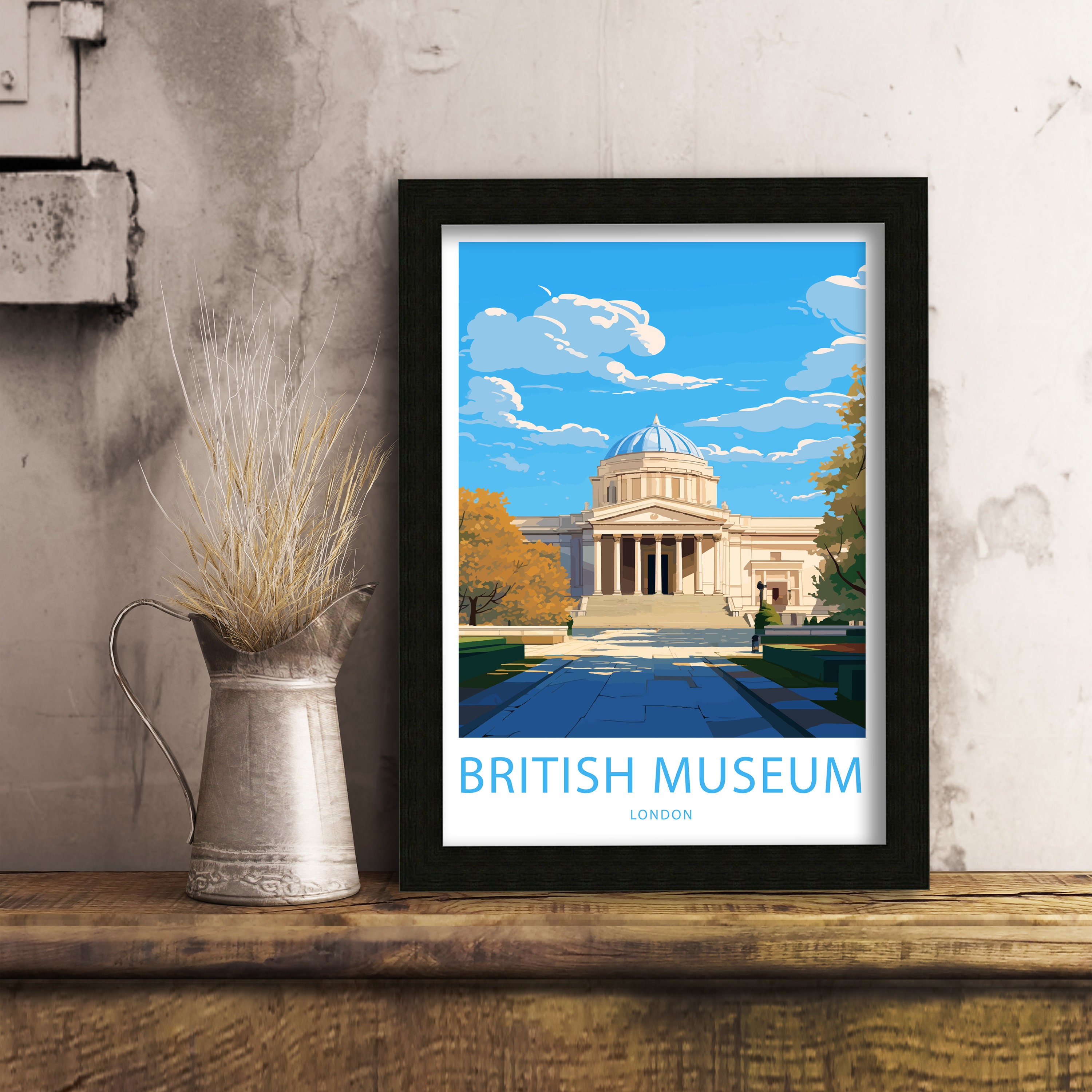 British Museum London Print British Museum London Poster Home Décor British  Museum London Wall Art British Museum London Decor Poster Art - Etsy, image size:3000x3000
