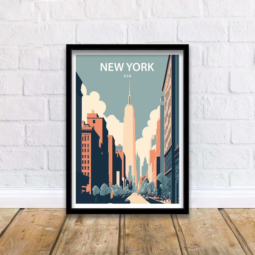 New York Art Print | New York City Print | New York Print | Wall Decor ...
