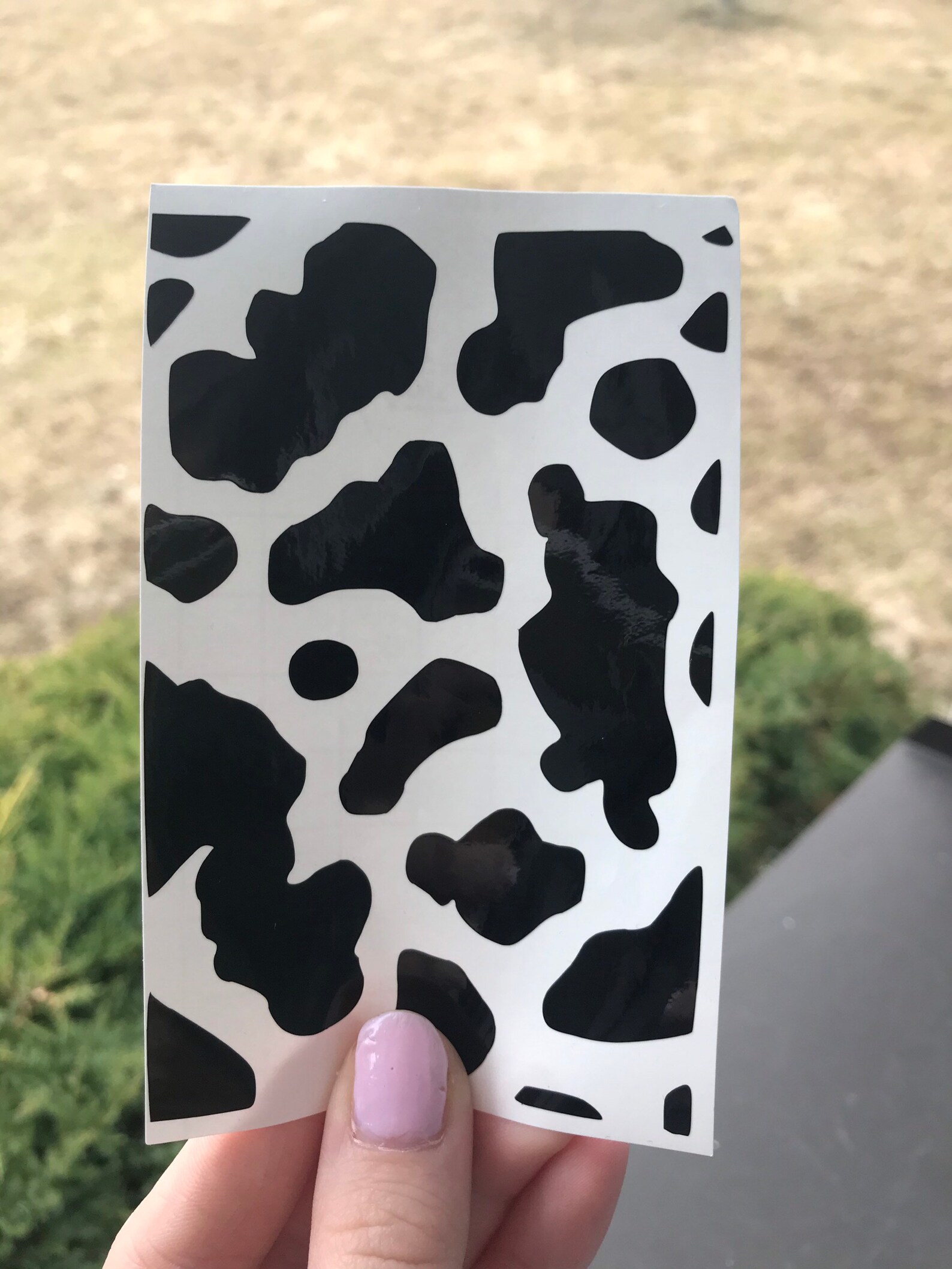 cow printself adhesive vinyldecorating kitpermanent etsy