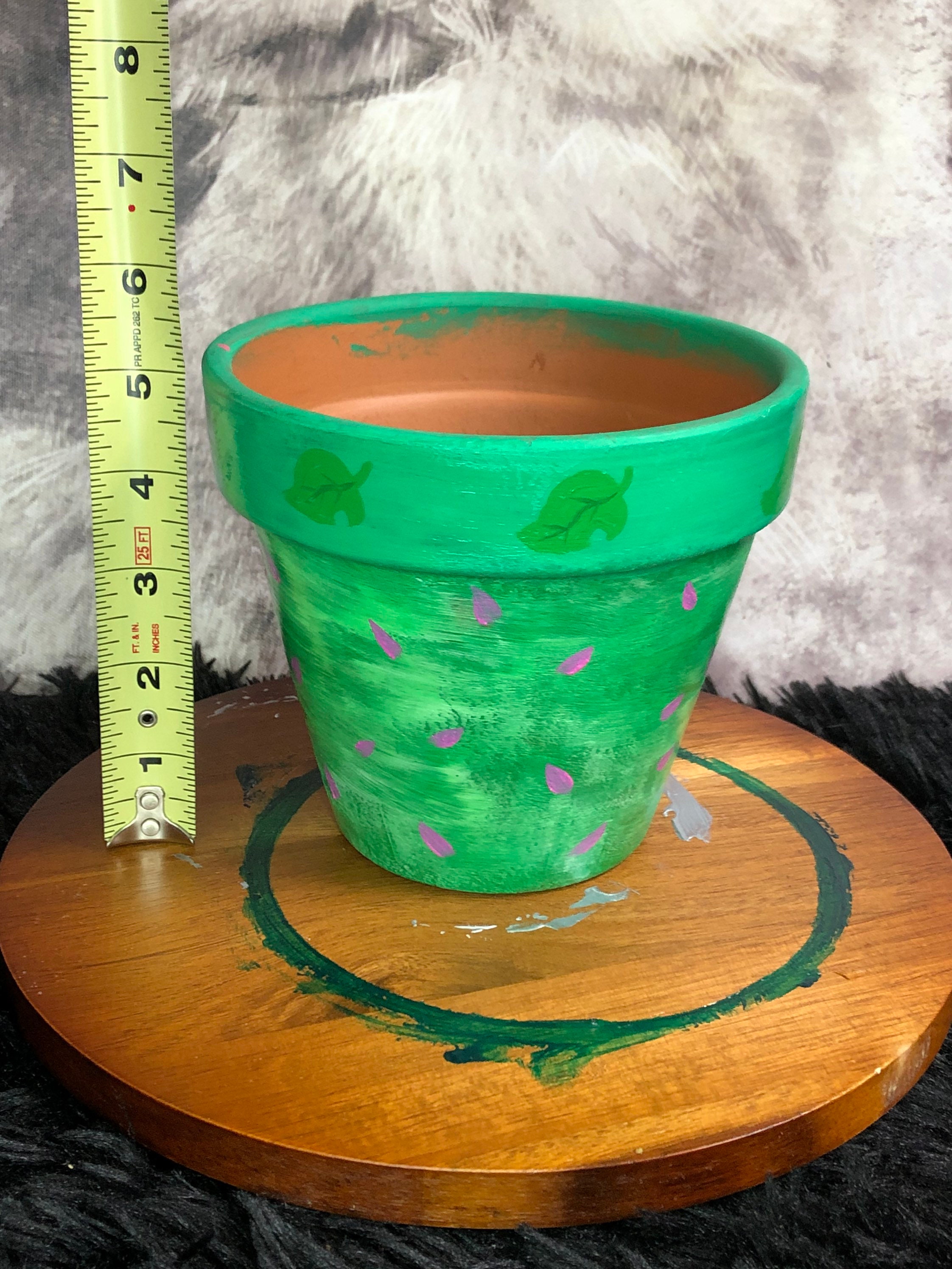 Hand painted planter Etsy