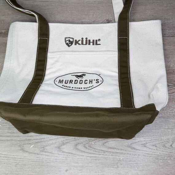 Kuhl Murdoch's Ranch & Home Supply Canvas Utility Tote Bag Large View 2