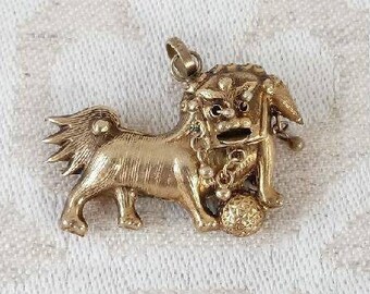 Foo Dog Pendant Etsy