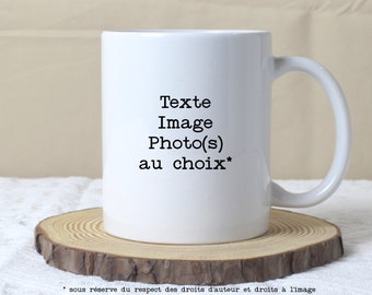 Mug personnalisé photo texte, tasse à personnaliser, personnalisez moi