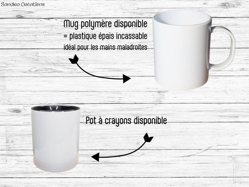 Mug merci personnalisé, cadeau remerciement, tasse merci personnalisée image 4