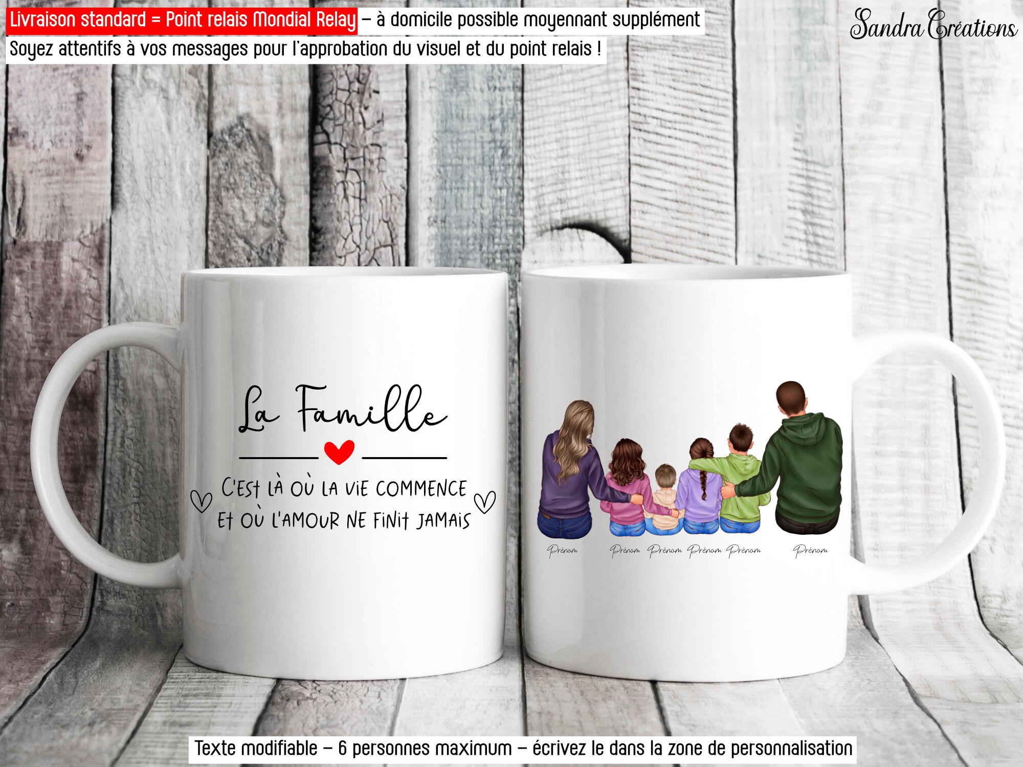 Mug Fête foraine de Noël avec dorures