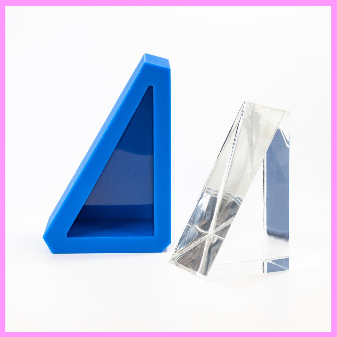 Triangle Bookend Molds Etsy