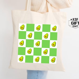 Avocado Tote Bag, Avocado Lover Gift, Spring Tote Bag, Avocado Gift Ideas, Summer Tote, Summer Fruit Tote Bag, Fruit Lovers Bag, Market Bag