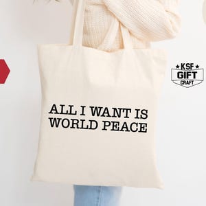 World Peace Bag - Etsy
