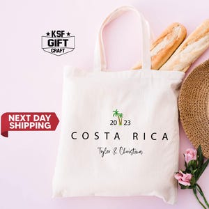 Custom Wedding Welcome Tote: Beach Bachelorette Gift Bag