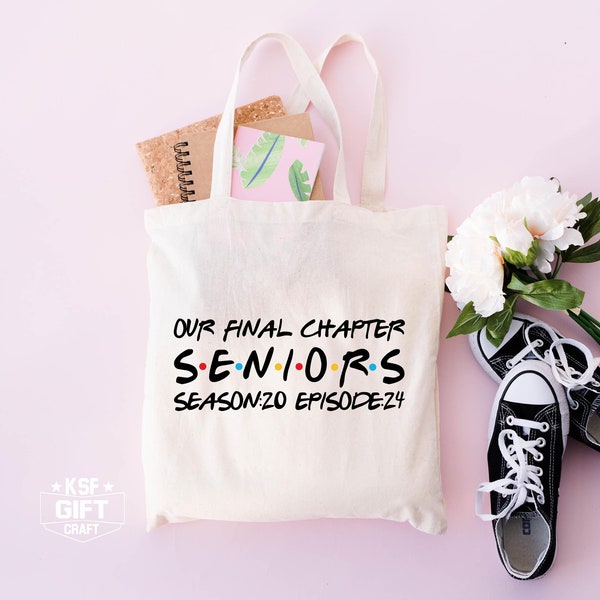 Our Final Chapter Senior 2024 Tote Bags, Senior 2024 Totes, Back To School Tote Bag, Senior 2024 Squad Tote, School Totes, Gift Tote Bags
