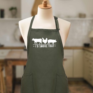I&#39;d Smoke That Apron: Grill Dad BBQ Smoker Gift