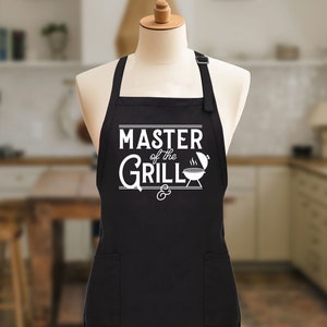 Master of The Grill Apron: BBQ Dad Gift