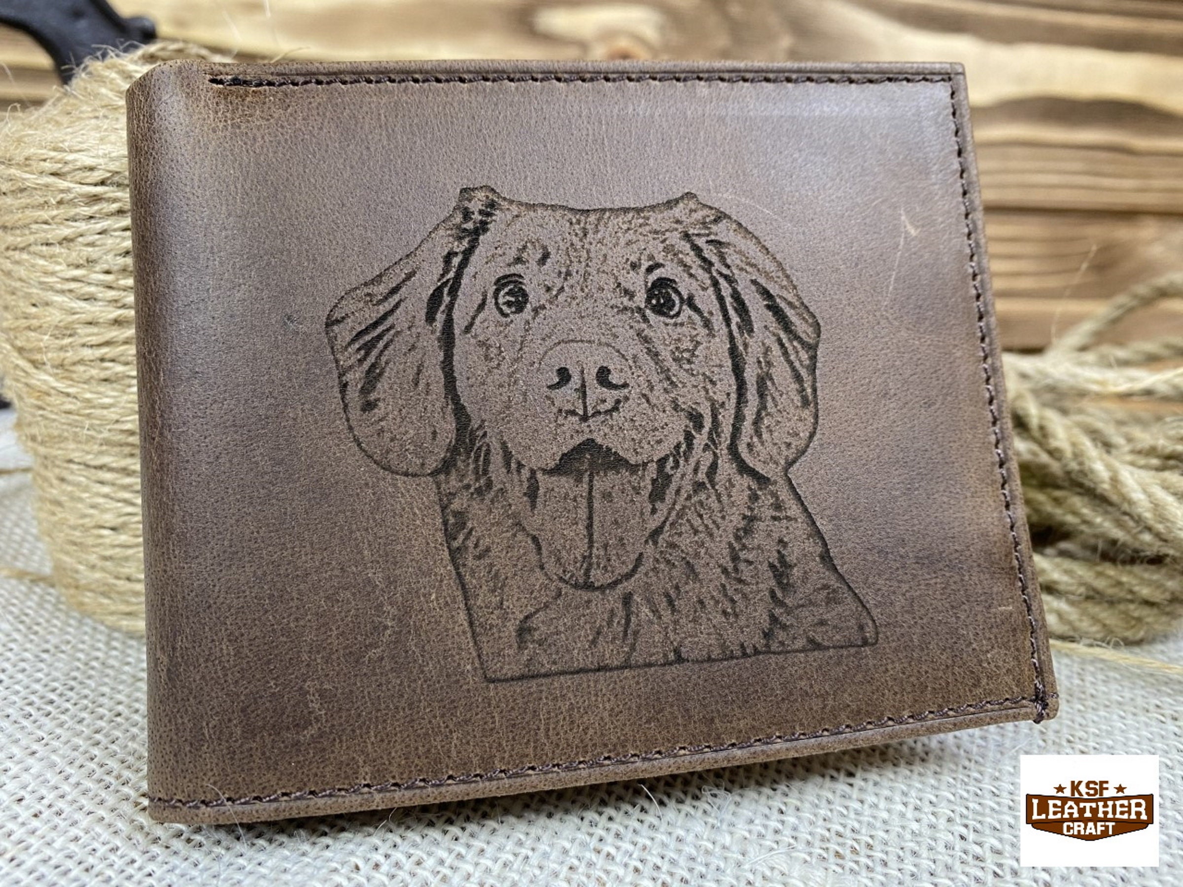 Shagwear Puppy/Dog Themed Small Zipper Bifold Wallet Choose Color 