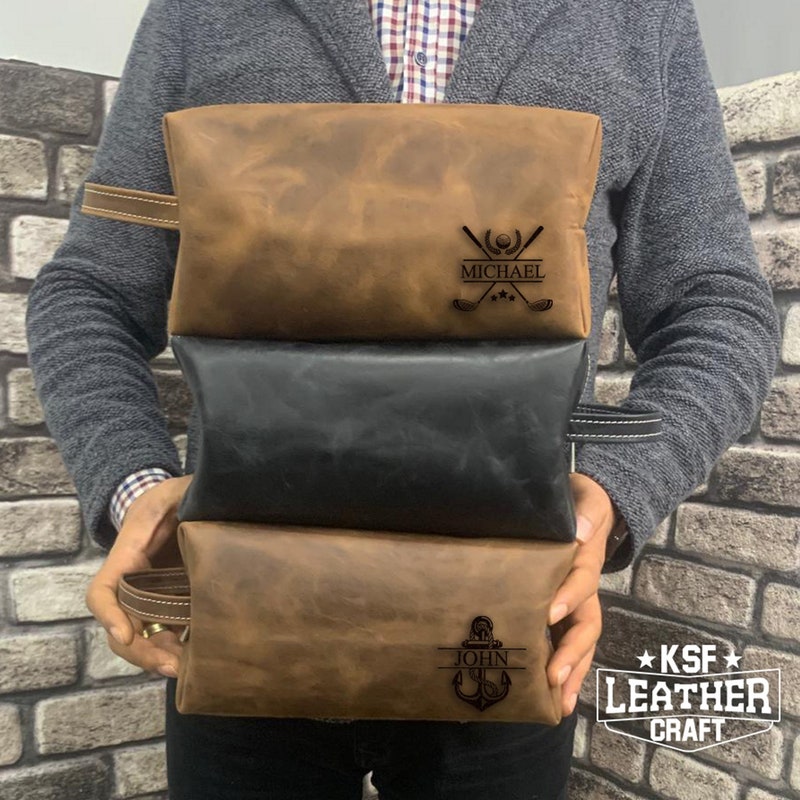 160th Anniversary Tooled Leather Dopp Kit