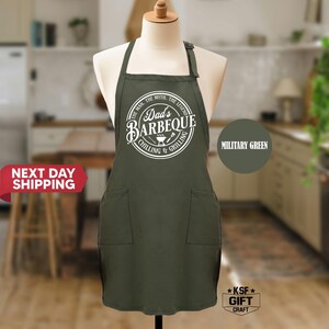 The Man The Myth The Legend Apron, Dad&#39;s Barbecue Apron, Grill Master Apron, Barbecue Apron, BBQ Lover Apron, Father&#39;s Day Gift, BBQ Gifts