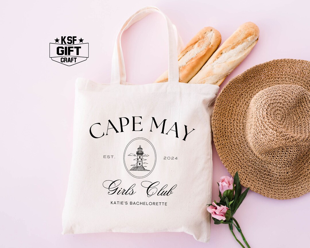 Custom Location Bachelorette Tote Bag: Coastal Wedding Favor Bag - Etsy