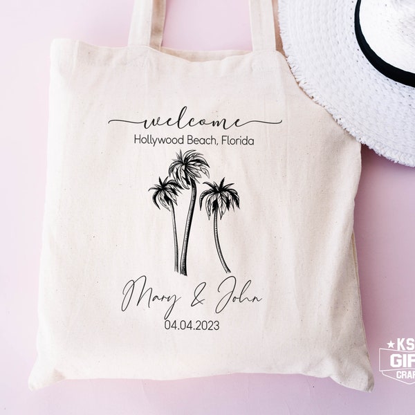 Beach Wedding Totes, Outdoor Wedding Tote,  Welcome Tote Bag, Beach Wedding Party Totes, Wedding Favors Gift Bag, Bridesmaid Totes