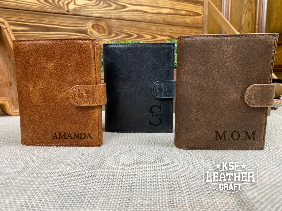 Womens Wallet Personalized Women's Wallet Womens Leather Etsy