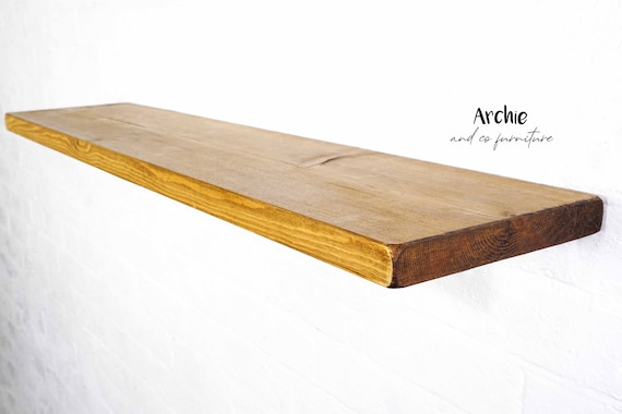 Tableros de madera estanterías rústicas de 22 cm 44 cm - Etsy España