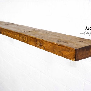 14cm x 4.4cm Rustic Shelving Timber Boards, Reclaimed, Industrial, Sanded, Waxed, Custom Lengths, Mantels, Scaffold Board