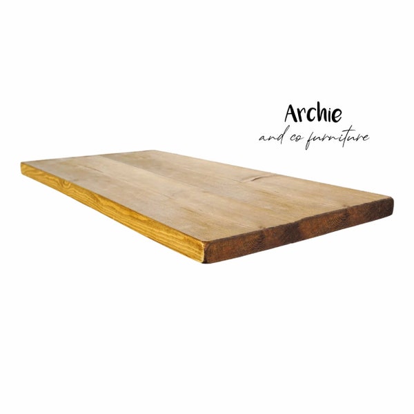 39cm x 3cm Rustic Shelving Timber Boards - Custom Lengths, Scaffold Board