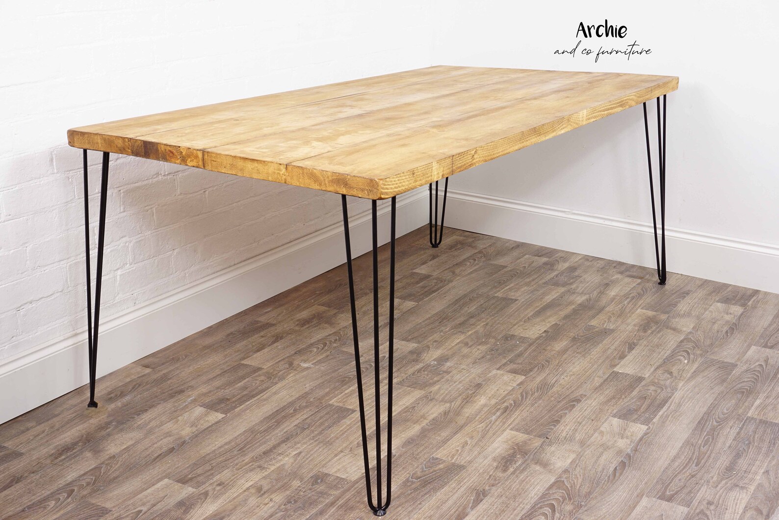 Rustic Reclaimed Timber Dining Room Table Industrial Steel Etsy