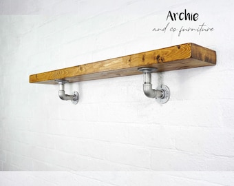 Industrial Stainless Steel Elbow Shelf Brackets (Pair) UK made, Custom Shelving