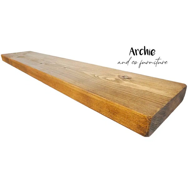 19.5cm x 3cm Rustic Shelving Timber Boards - Custom Lengths, Scaffold Board