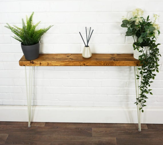 Small radiator console table discount