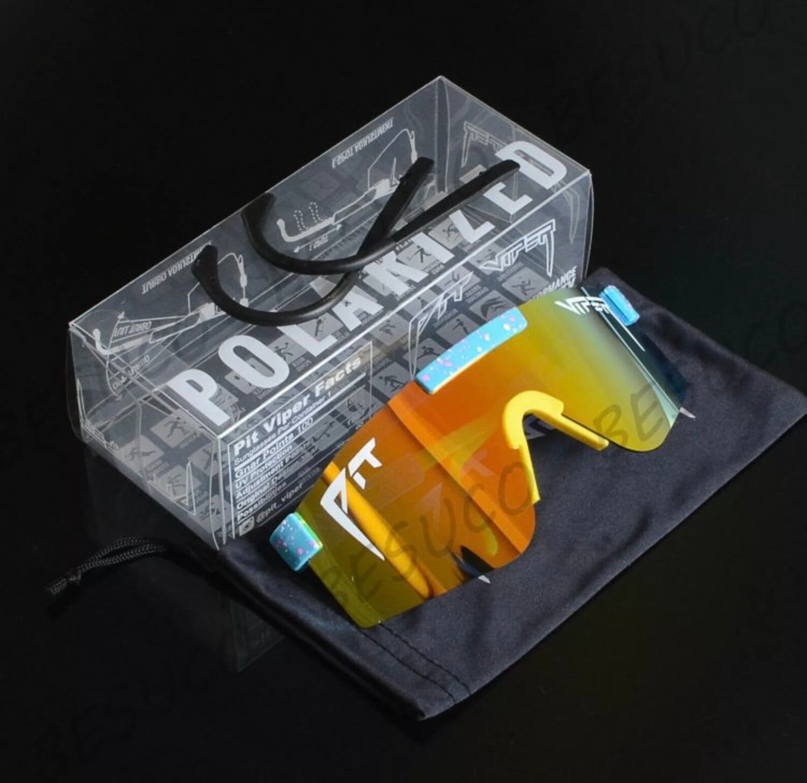 PV16 Pit Viper Oversized Polarized Unisex TR90 Driving Cycling Etsy