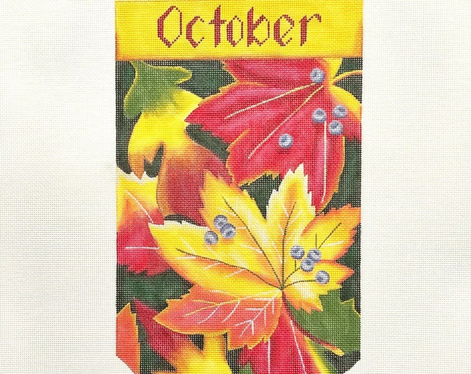 October Spring Banner October Banner, Rebecca Wood Design - Etsy