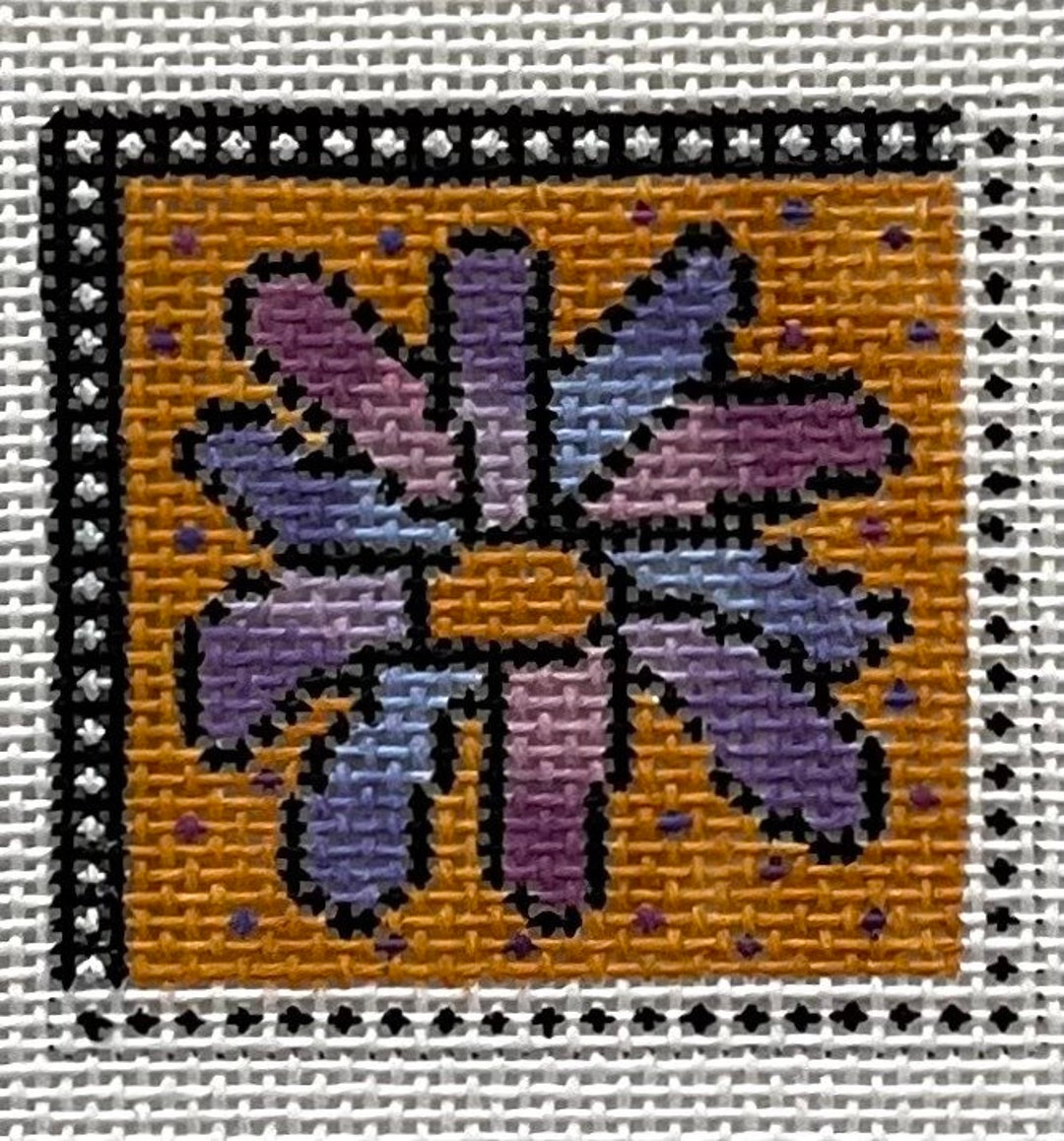 Flower Mini Mindy's Needlepoint Etsy